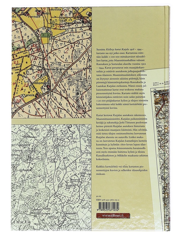Kielletyt kartat. / 2, Luovutetun Karjalan kylät ja tilat - Pekkanen, Risto - Tietokirjat ja oppaat - 10105621040 - 1