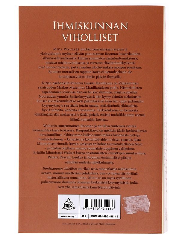 Ihmiskunnan viholliset - Mika Waltari - Romaanit ja novellit - 10105621057 - 1