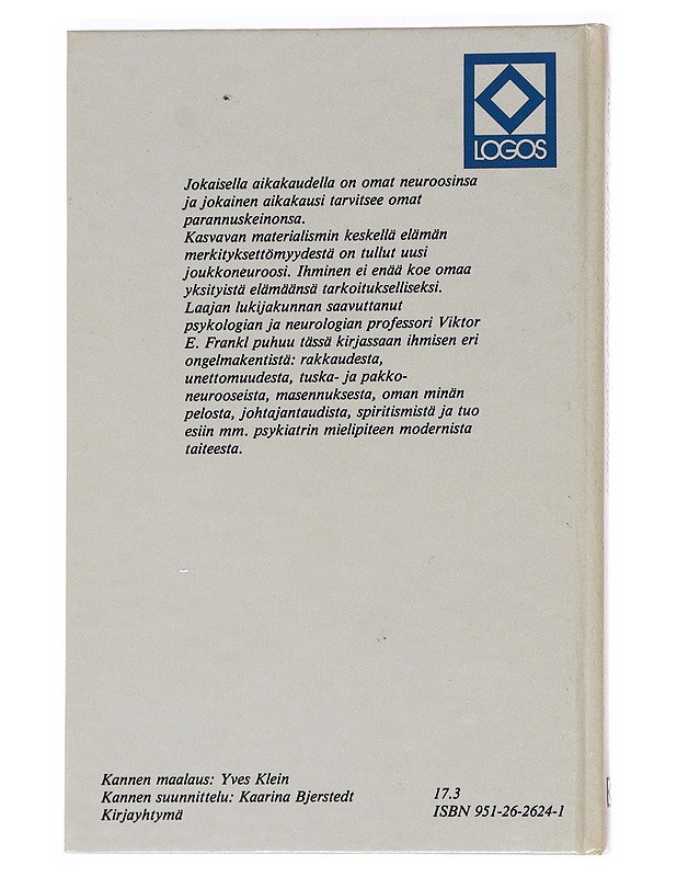Itsensä löytäminen - Frankl, Viktor E. - Tietokirjat ja oppaat - 10105621074 - 1