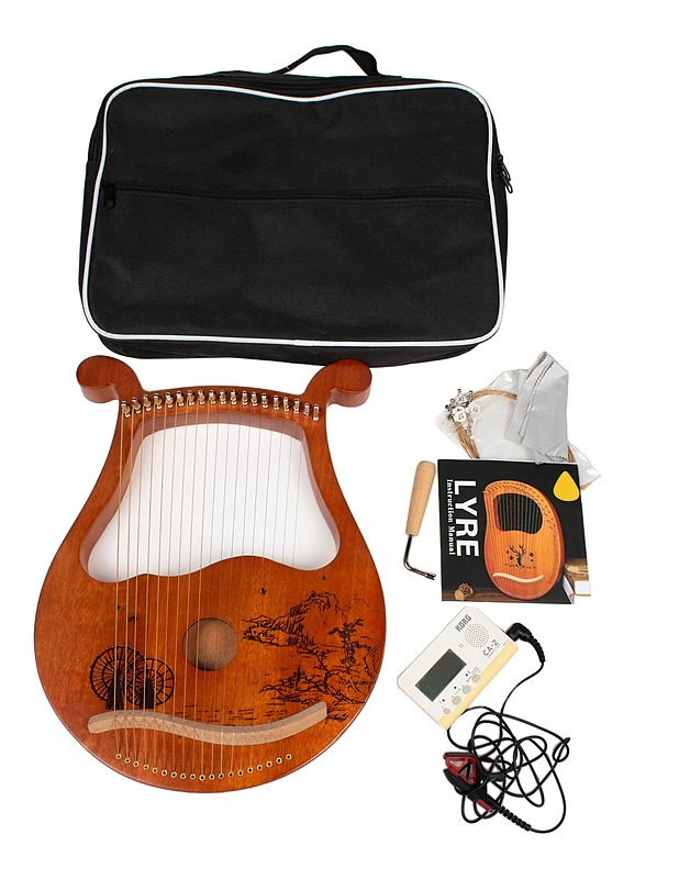 Lyyraharppu oheistarvikkeineen - 19-kielinen - Instrumentit - 10105621073 - 0