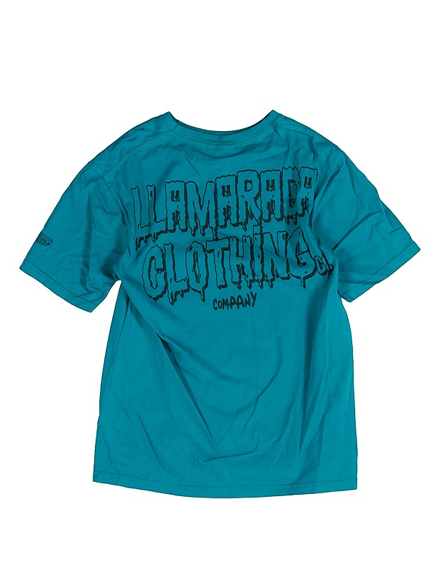LLAMARADA CLOTHING CO turkoosi Unisex t-paita, M - Naisten paidat ja topit - 10105621086 - 1