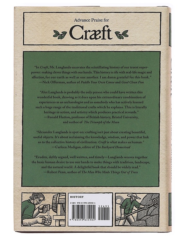 Craeft : An Inquiry into the Origins and True Meaning of Traditional Crafts - Alexander Langlands - Tietokirjat ja oppaat - 10105621111 - 1