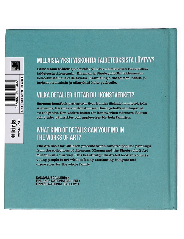 Lasten oma taidekirja / Barnens konstbok = Art book for children - Aarnio, Eija - Taide- ja kulttuurikirjat - 10105621123 - 1