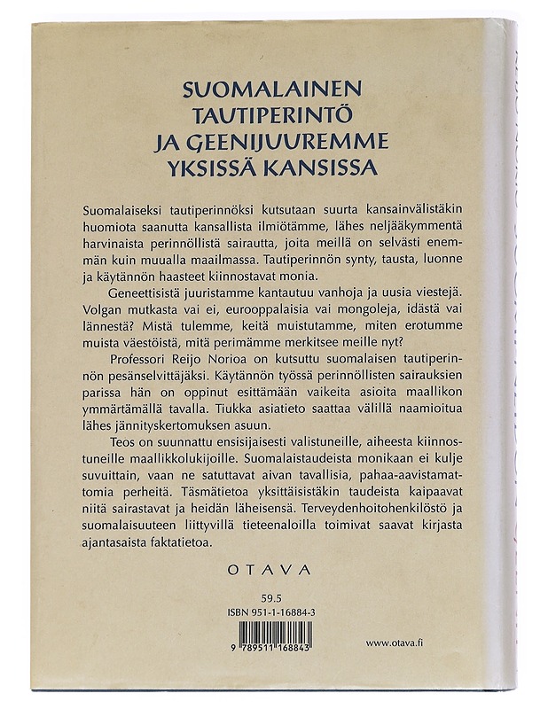 Suomi-neidon geenit - Norio, Reijo - Tietokirjat ja oppaat - 10105621152 - 1