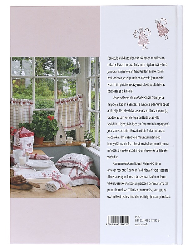 Punavalkoisia tilkkutöitä - Merkesdal, Gerd Gellein - Kirja lahjaksi - 10105621182 - 1