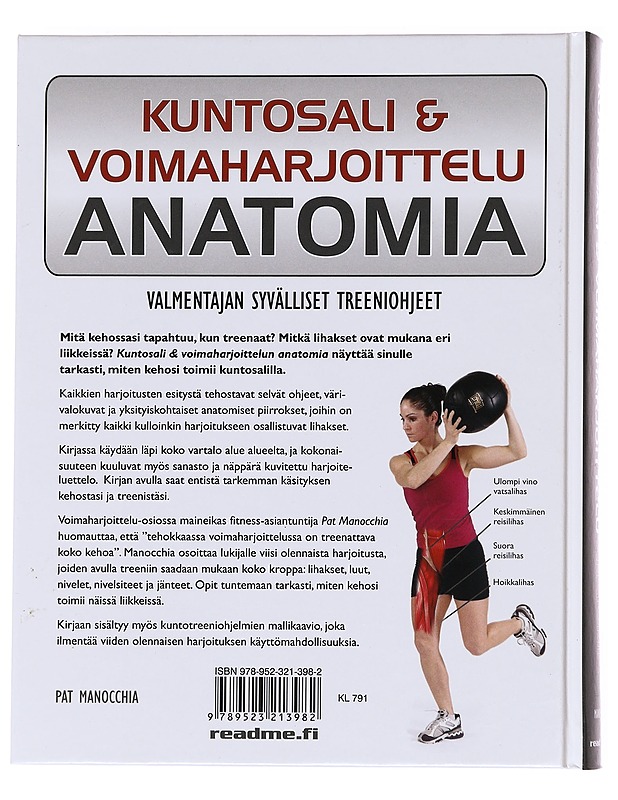 Kuntosali & voimaharjoittelu : anatomia : valmentajan syvälliset treeniohjeet - Manocchia, Pat - Tietokirjat ja oppaat - 10105621183 - 1
