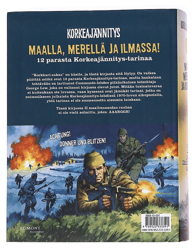 Maalla, merellä ja ilmassa : 12 parasta Korkeajännitys-tarinaa - Tulosmaa, Marjaana - Sarjakuvat - 10105621184 - 1