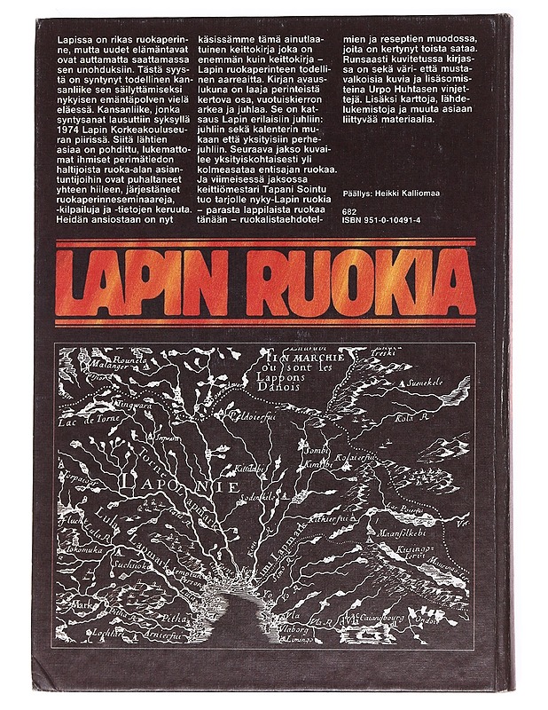 Lapin ruokia : poroa, lohta, hillaa - Levanto, Jouko - Ruokakirjat - 10105621232 - 1