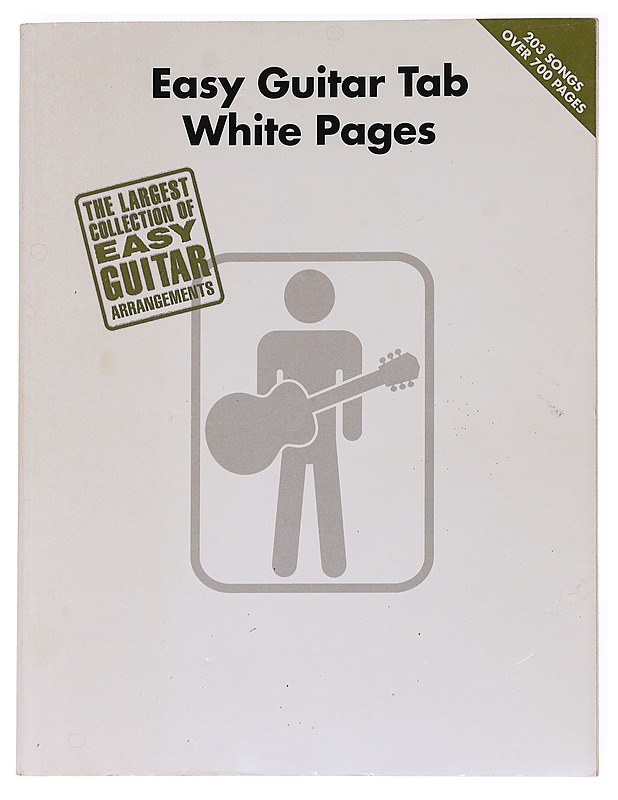 Easy guitar tab white pages - Musiikki- ja elokuvakirjat - 10105621281 - 0