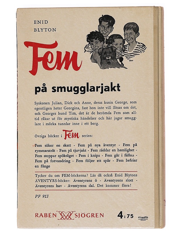 Viisikko salakuljettajien jäljillä - Enid Blyton - Romaanit ja novellit - 10105621326 - 1