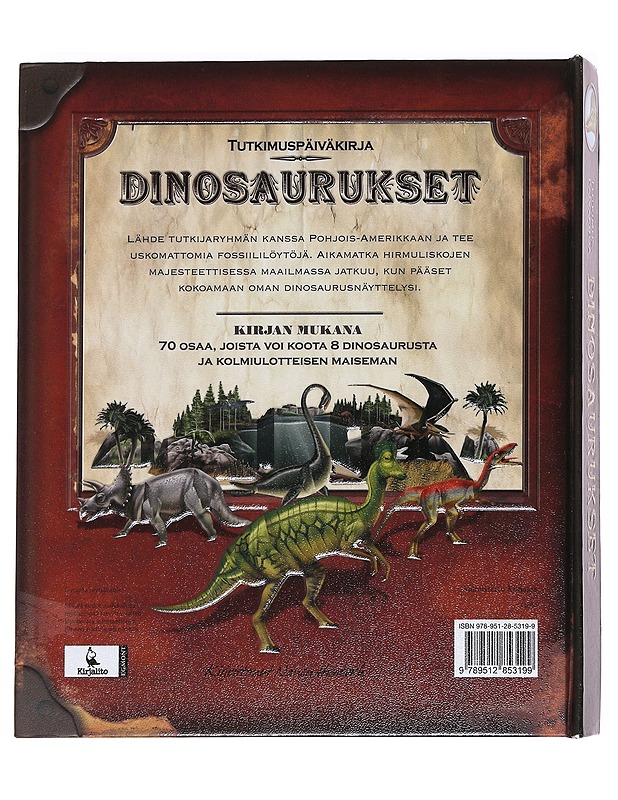 Tutkimuspäiväkirja dinosaurukset - Honovich, Nancy - Lastenkirjat - 10105621335 - 1