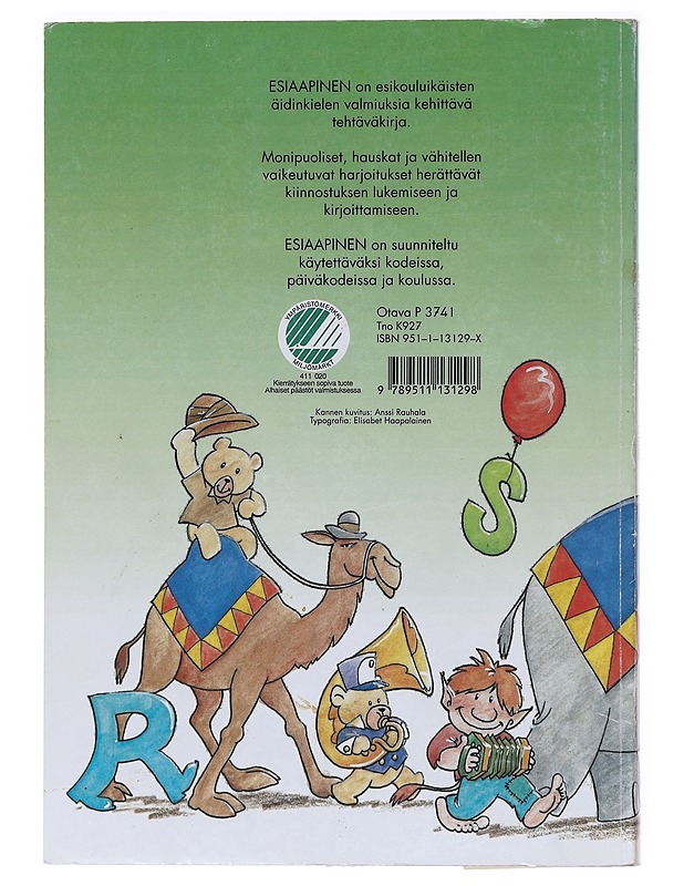 Esiaapinen - Nissinen, Sari - Lastenkirjat - 10105621364 - 1