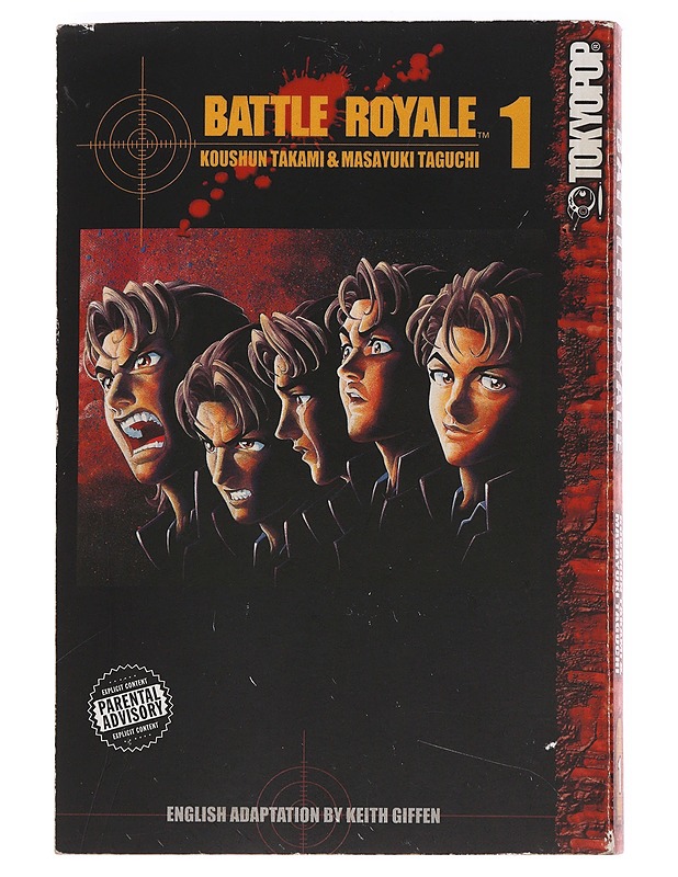 Battle Royale Volume 1 - Koushun Takami K-18 - Sarjakuvat - 10105621376 - 0