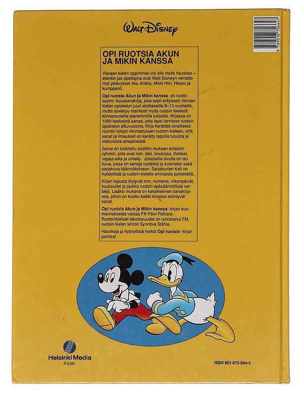 Opi ruotsia Akun ja Mikin kanssa - Disney, Walt - Tietokirjat ja oppaat - 10105621377 - 1