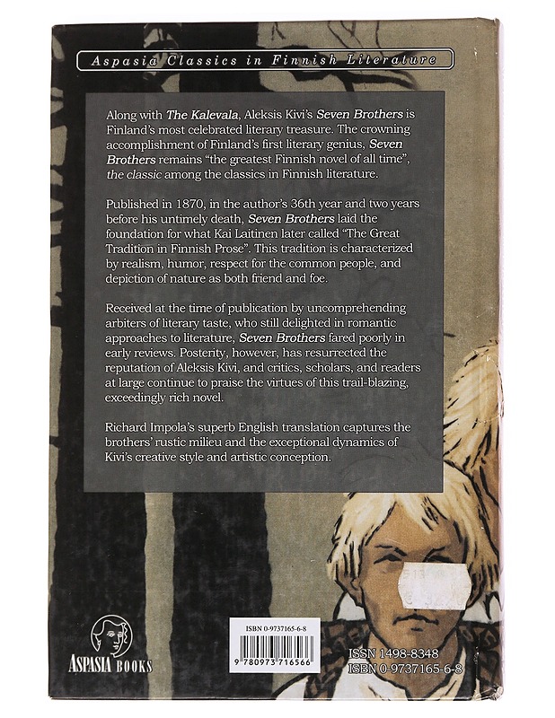 Seven brothers : a novel by Alexis Kivi - Kivi, Aleksis - Romaanit ja novellit - 10105621386 - 1
