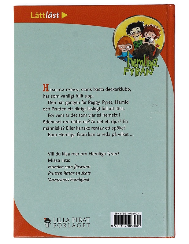 Spökjakt! - Lidbeck, Cecilia - Lastenkirjat - 10105621392 - 1