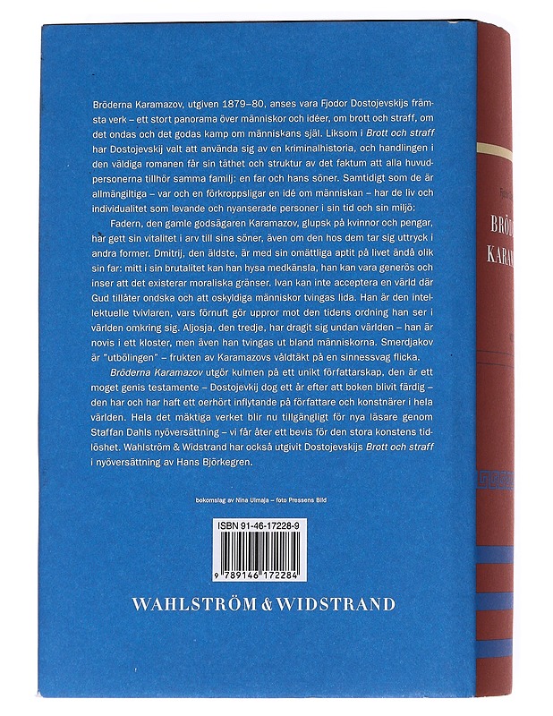 Bröderna Karamazov / roman i fyra delar med en epilog - Dostojevski, F. M. (Fjodor Mihailovits) - Romaanit ja novellit - 10105621390 - 1