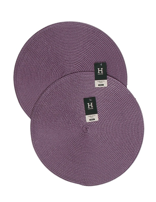 HOUSE tabletti, Ø 38 cm, 2 kpl - Pöytäliinat - 10105621422 - 0