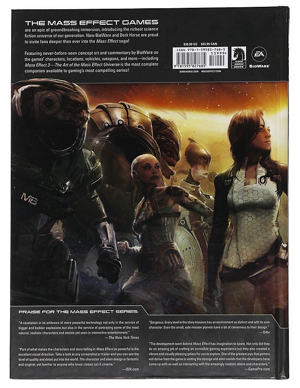 The Art of The Mass Effect Universe - Chris Kepler - Tietokirjat ja oppaat - 10105621425 - 1