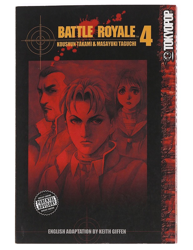 Battle Royale Volume 4 -  Koushun Takami K-18 - Sarjakuvat - 10105621429 - 0