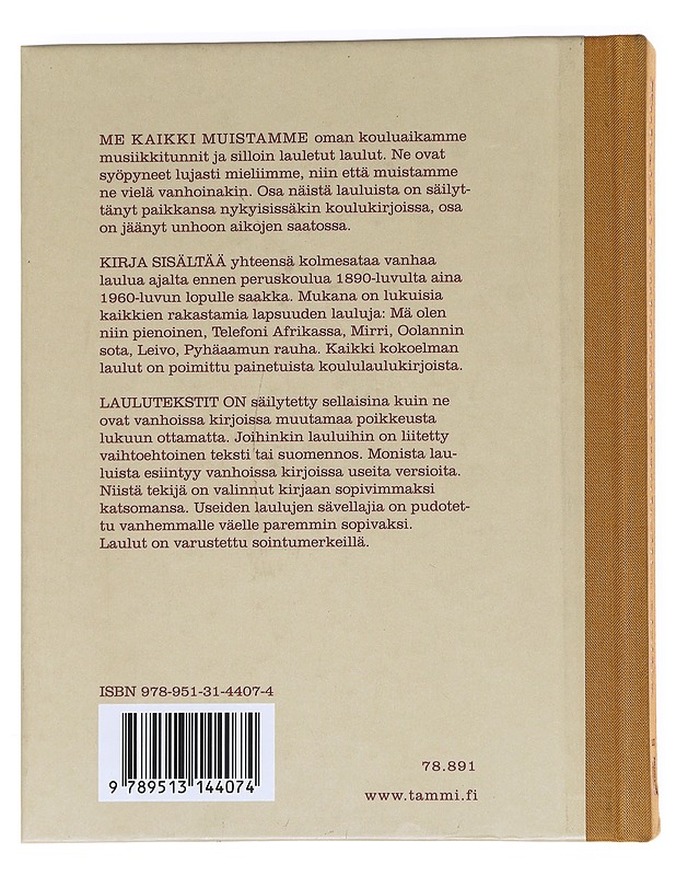 Kultaiset koululaulut vanhoilta ajoilta - Leskelä, Timo - Joulukirjat - 10105621449 - 1