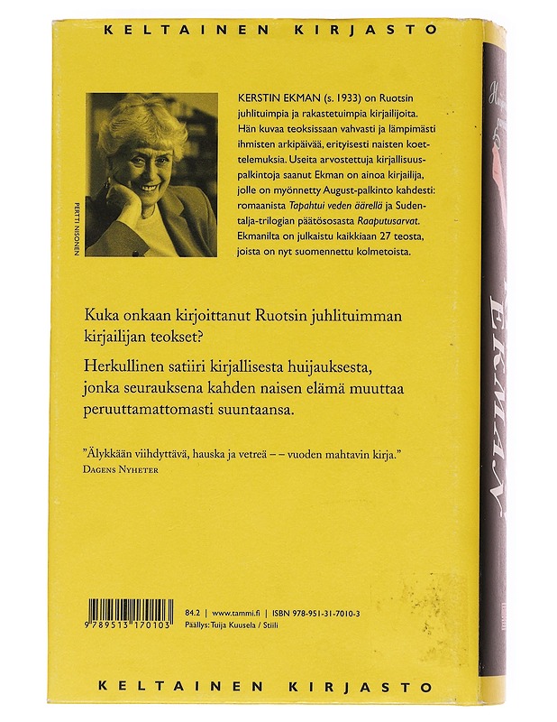 Huijareiden paraati - Ekman, Kerstin - Romaanit ja novellit - 10105621447 - 1