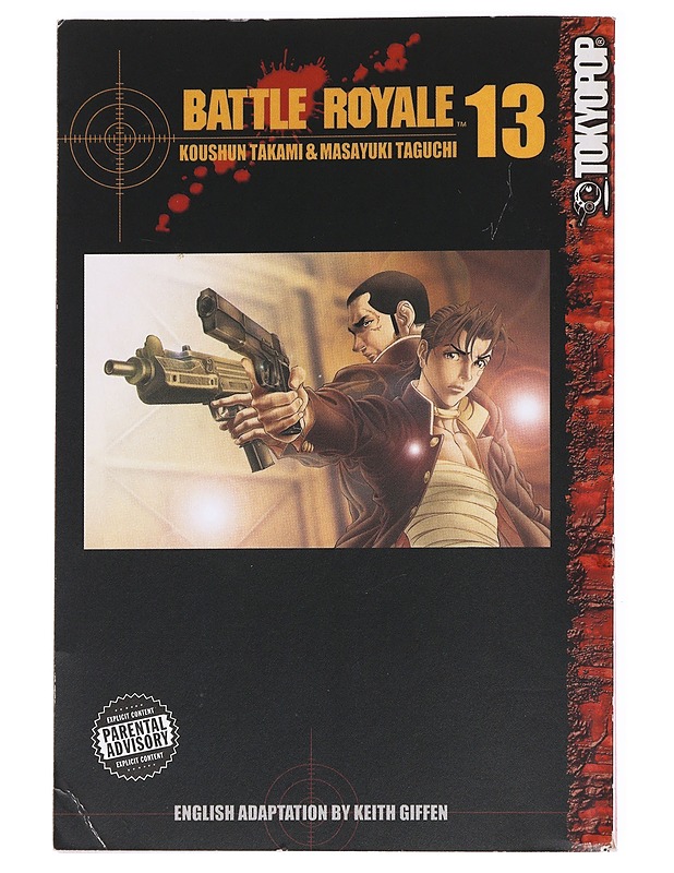 Battle Royale Volume 13 - Koushun Takami K-18 - Sarjakuvat - 10105621490 - 0