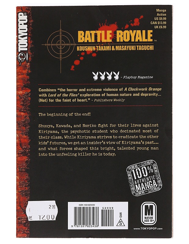 Battle Royale Volume 14 -  Koushun Takami K-18 - Sarjakuvat - 10105621493 - 1