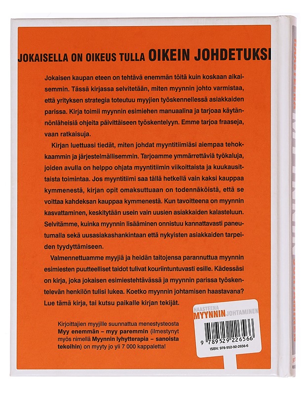 Haasteena myynnin johtaminen - Rubanovitsch, Mika D. - Tietokirjat ja oppaat - 10105621506 - 1