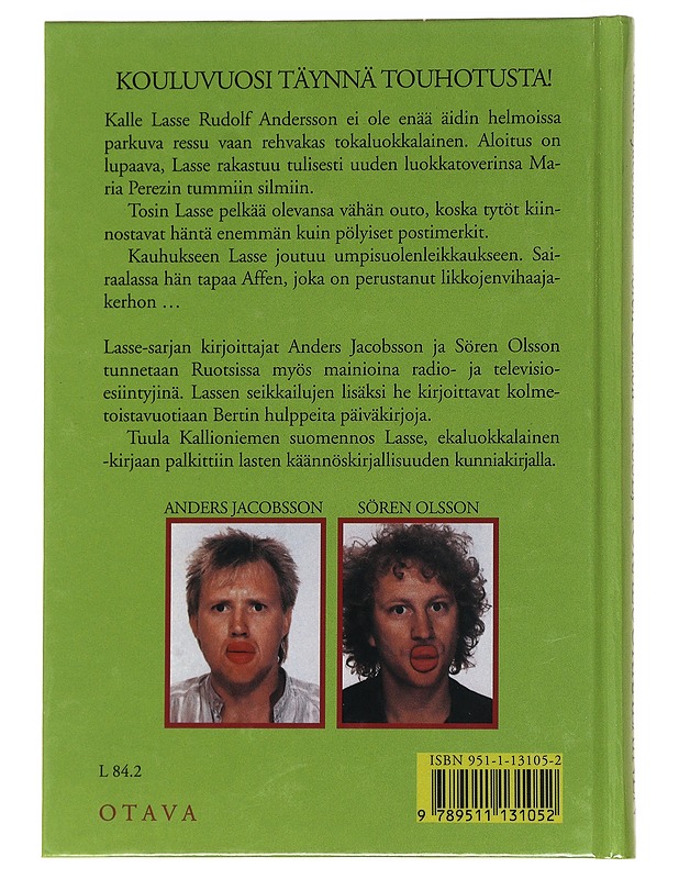 Lasse, tokaluokkalainen - Jacobsson, Anders - Lastenkirjat - 10105621511 - 1