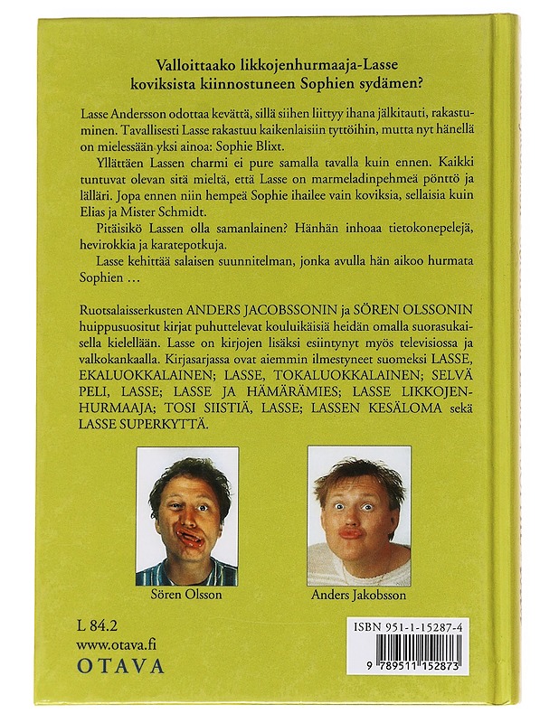 Lasse + Sophie = totta - Jacobsson, Anders - Lastenkirjat - 10105621515 - 1