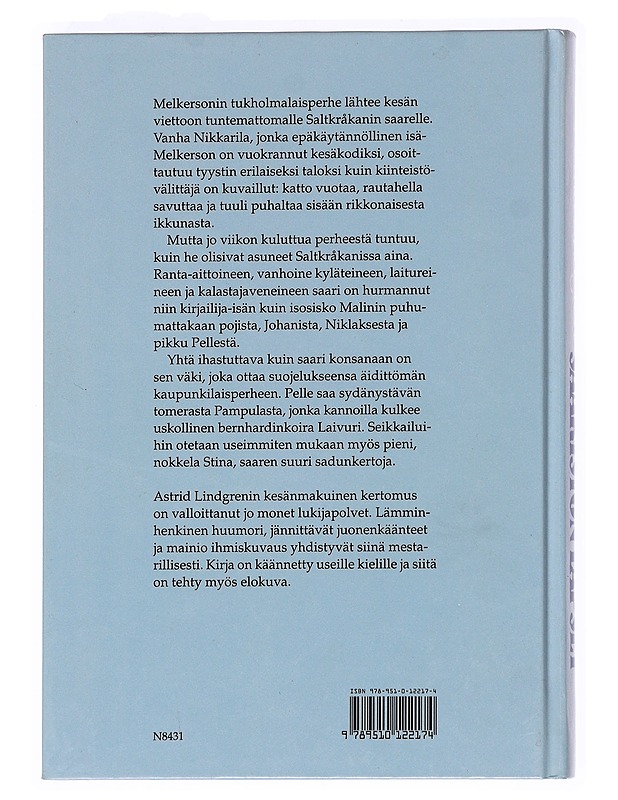 Saariston lapset - Lindgren, Astrid - Lastenkirjat - 10105621517 - 1