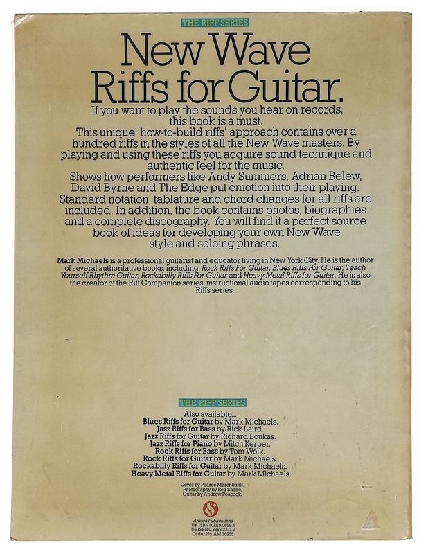 NEW WAVE RIFFS FOR GUITAR - MARK MICHAELS - Musiikki- ja elokuvakirjat - 10105621533 - 1