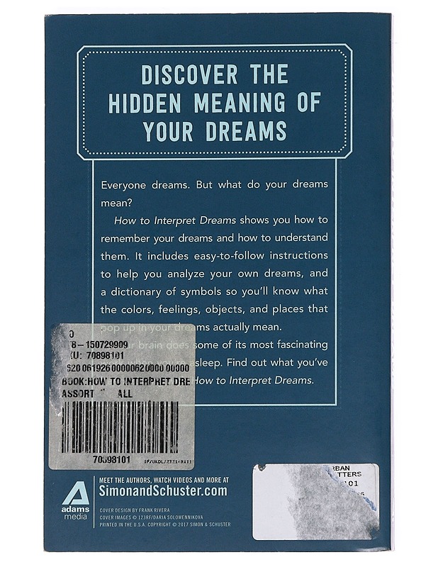 How to Interpret Dreams : a Practical Guide - Daria Solomennikova - Tietokirjat ja oppaat - 10105621564 - 1