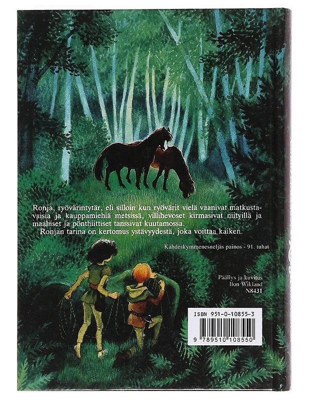 Ronja, ryövärintytär - Astrid Lindgren - Lastenkirjat - 10105621642 - 1