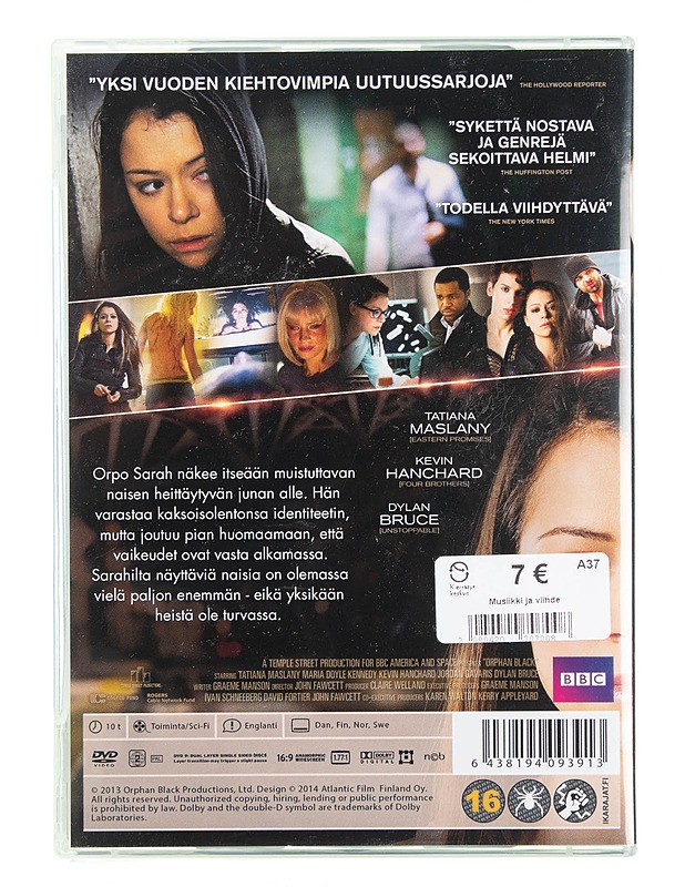 Orphan Black : 1 tuotantokausi - DVD - DVD-elokuvat - 10105621662 - 1