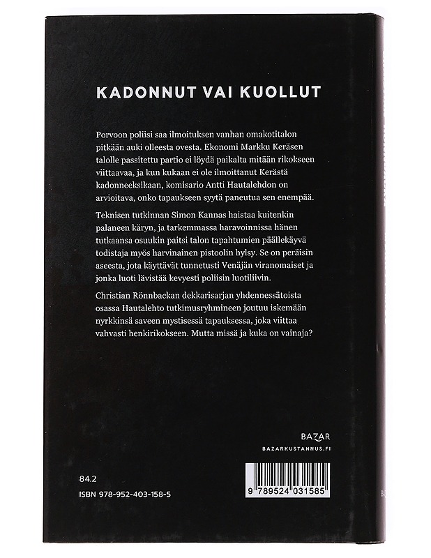 Mennyt mies - Rönnbacka - Romaanit ja novellit - 10105621694 - 1