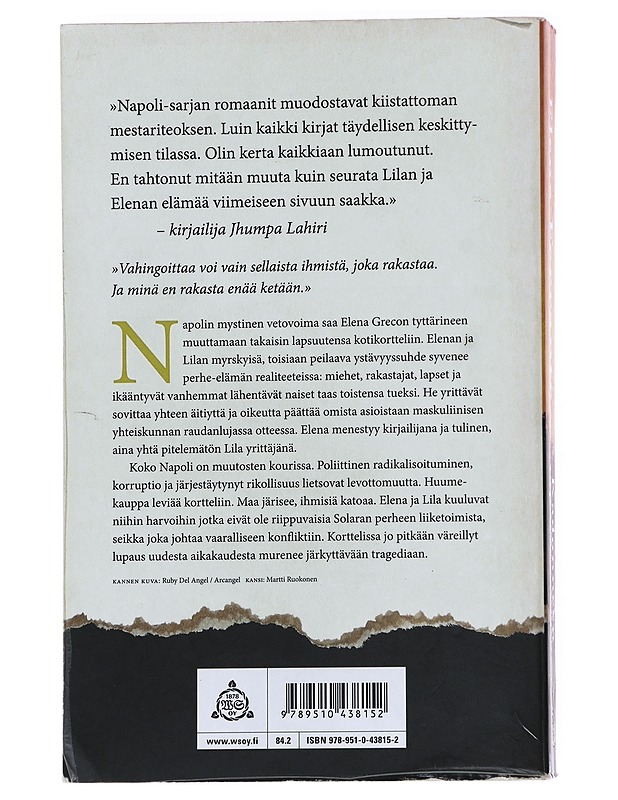 Kadonneen lapsen tarina - Ferrante, Elena - Romaanit ja novellit - 10105621699 - 1