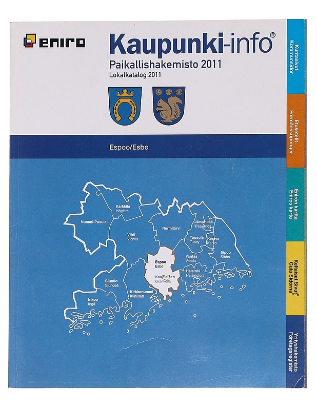 Kaupunki-info, Paikallishakemisto 2011 - Eniro - Tietokirjat ja oppaat - 10105621773 - 0