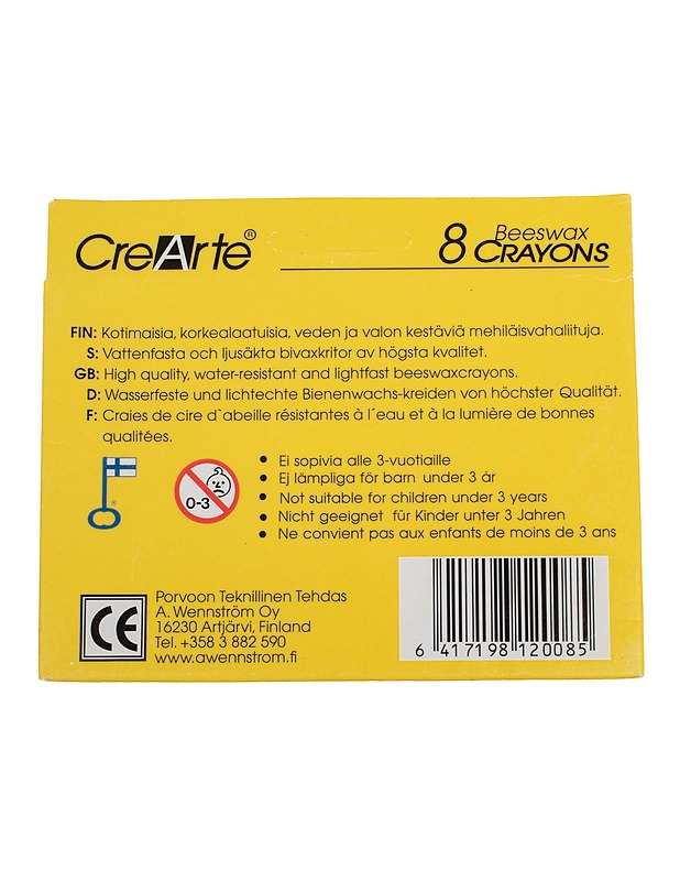 CREARTE mehiläisvahaliidut 8 kpl - Askartelu - 10105621890 - 2