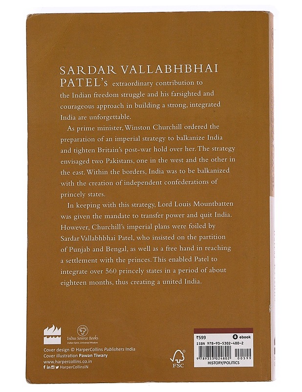 Sardar Vallabhbhai Patel: The man who unified India - Balraj Krishna - Elämäkerrat ja muistelmat - 10105621904 - 1