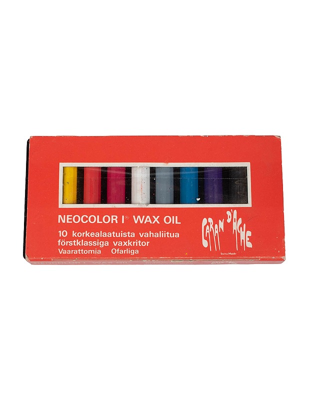 CARAN D'ACHE korkealaatuista vahaliitua, 10kpl - Askartelu - 10105621926 - 0