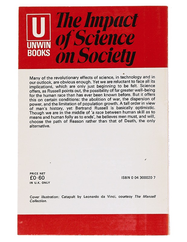 The Impact of Science on Society - Bertrand Russell - Tietokirjat ja oppaat - 10105621962 - 1