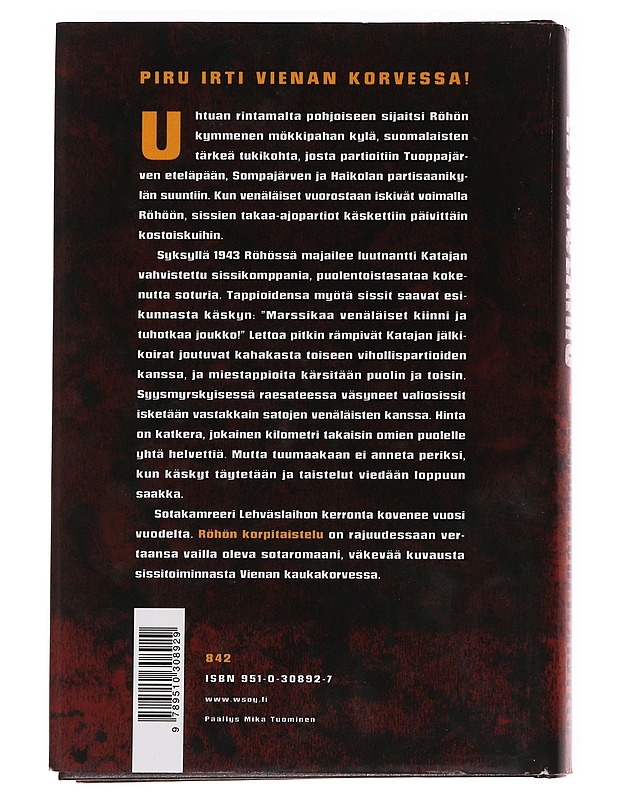 Röhön korpitaistelu - Reino Lehväslaiho - Romaanit ja novellit - 10105621983 - 1