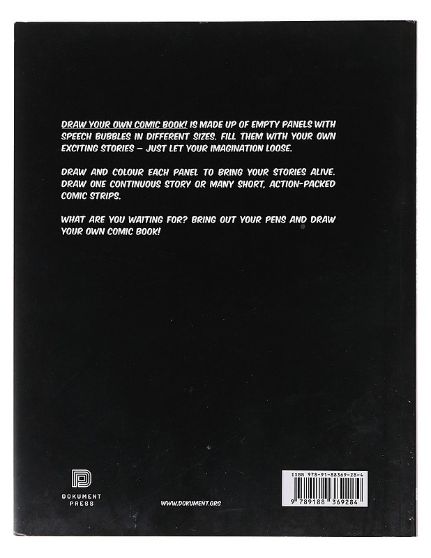 Draw Your Own Comic Book! puuhakirja - Martin Berdahl Aamundsen - Harrastekirjat - 10105622057 - 1