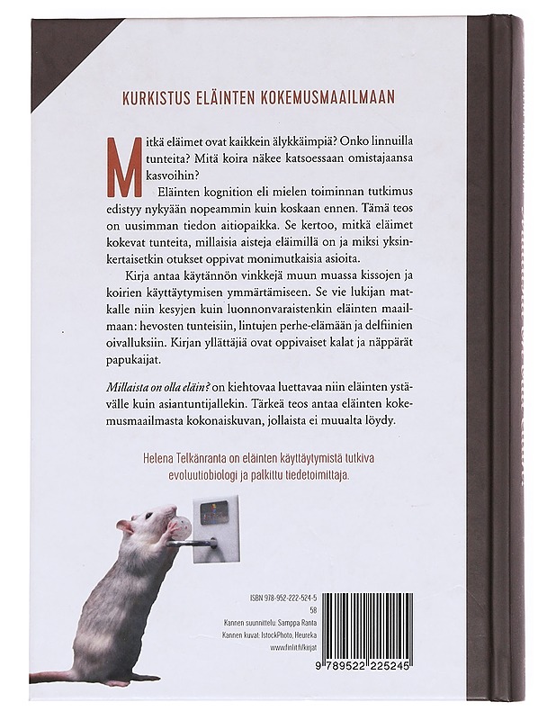 Millaista on olla eläin? - Helena Telkänranta - Tietokirjat ja oppaat - 10105622102 - 1
