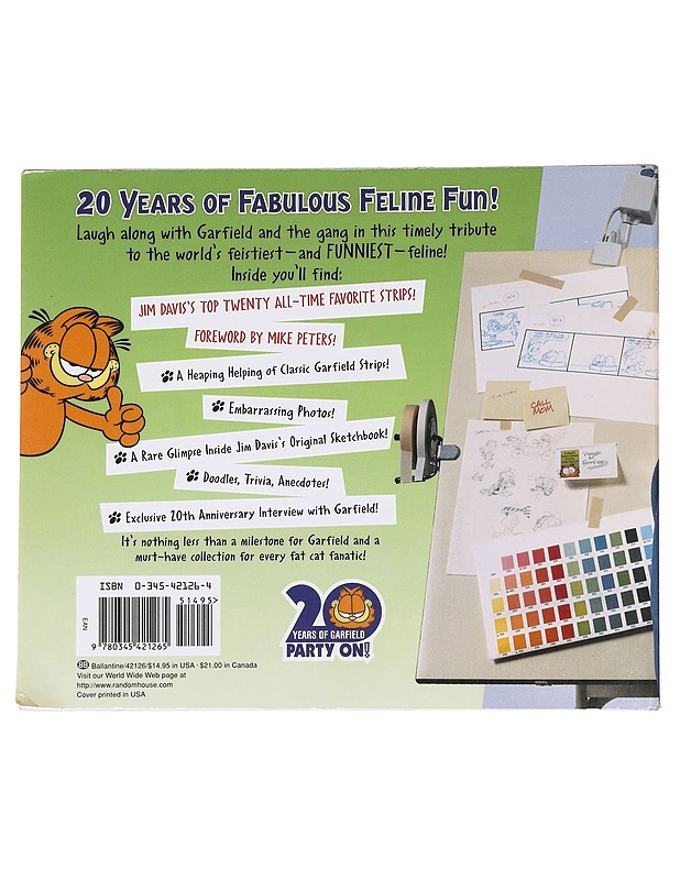 Garfield's Twentieth Anniversary Collection - Davis, Jim - Sarjakuvat - 10105622235 - 1