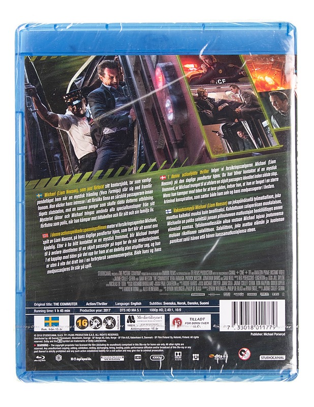The Commuter - Blu-ray - Blu-ray-levyt - 10105622248 - 1