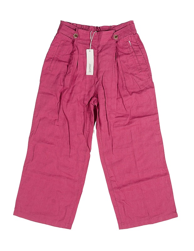 ESPRIT pellavahousut, 40 - Naisten housut, shortsit ja haalarit - 10105622262 - 0
