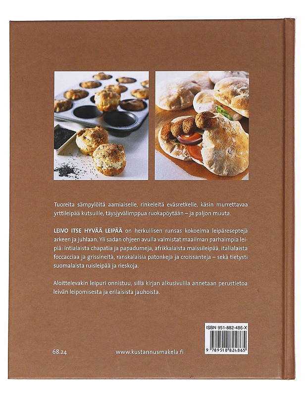 Leivo itse hyvää leipää - Rasmusson, Birgitta - Ruokakirjat - 10105622267 - 1